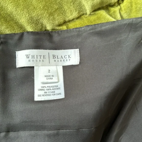 White House Black Market Black Strapless Mini Dress - Picture 3 of 5